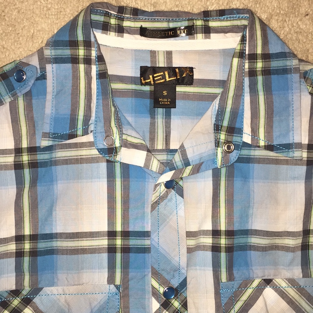 Helix Buttondown Dress Shirt Long Sleeve - Picture 5 of 8